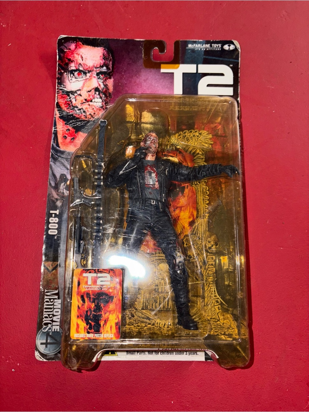 T2 T-800 Collectible Action Figure - Black/Red - McFarlane Toys